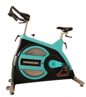 KY-2002商用动感单车 健身会所专用健身设备（黑配蓝）