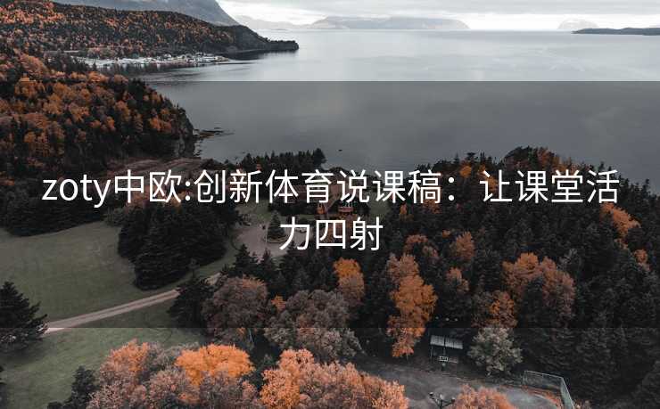 zoty中欧:创新体育说课稿：让课堂活力四射